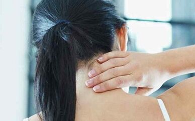 How cervical osteochondrosis is shown